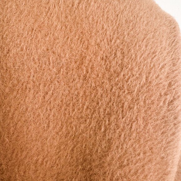 Max Mara Wool Alpaca Classic Camel Beige Coat 10 - Picture 6 of 15